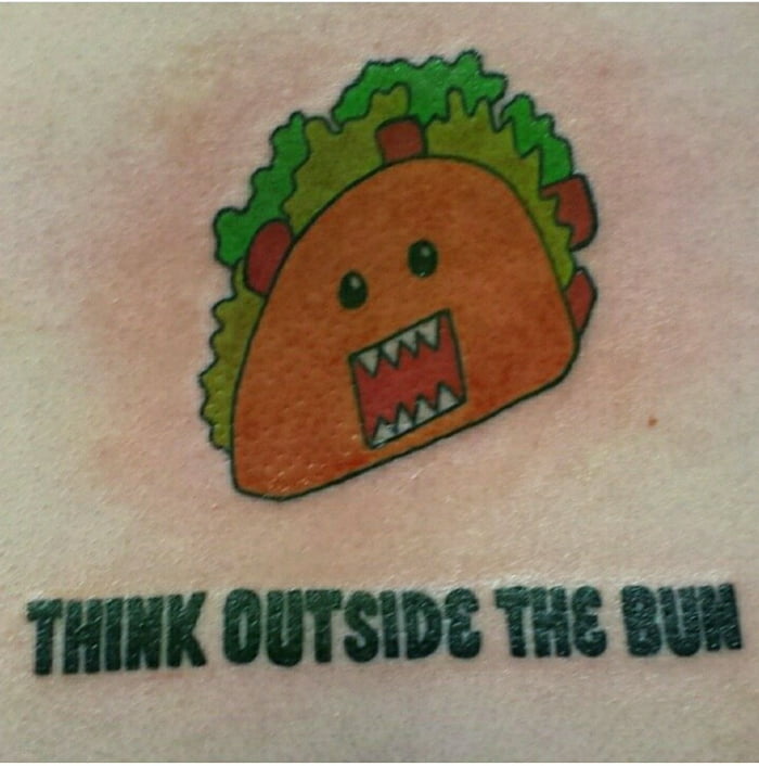 Taco Bell Tramp stamp 9GAG
