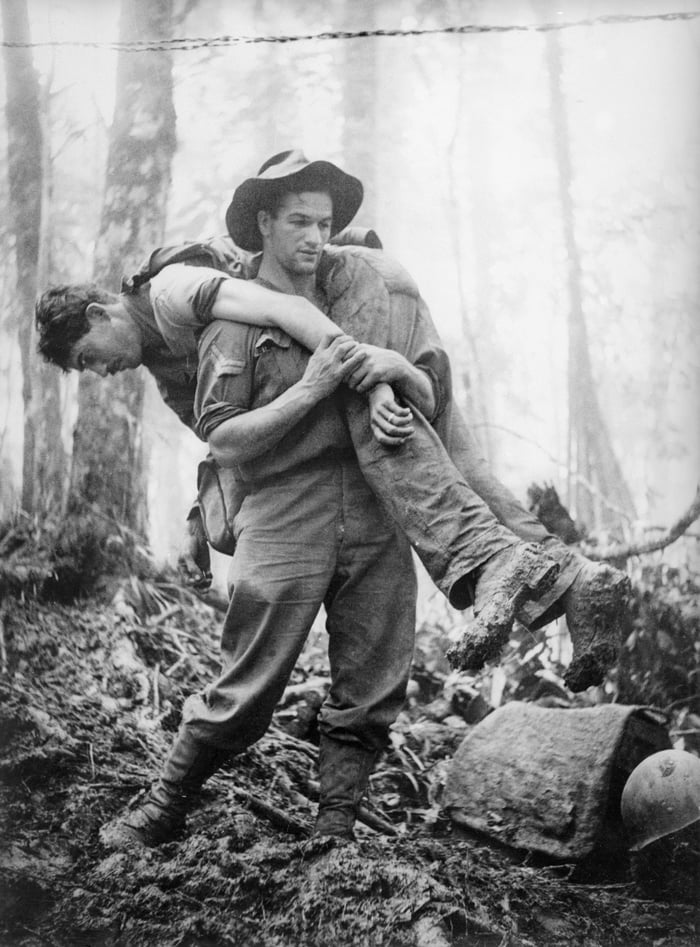 Australian Stretcher Bearer, Corporal Leslie Allen Of The 2/5th ...