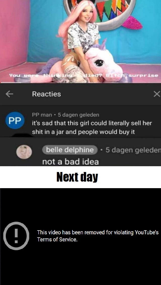 Belle delphine thot