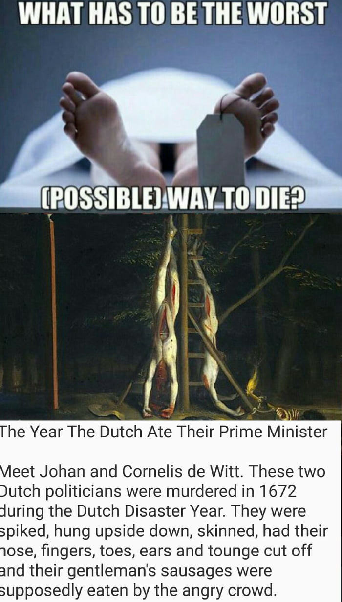 When The Dutch Ate Their Prime Minister 9gag