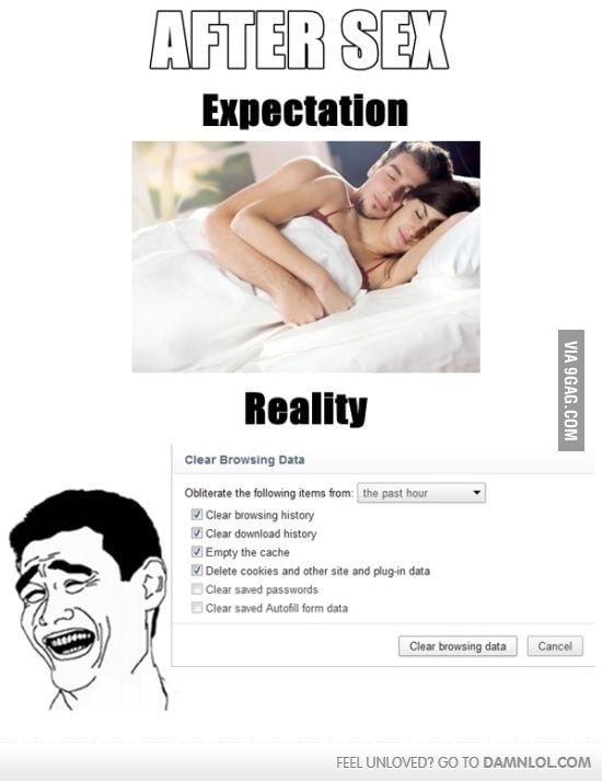 After Sex - Reality VS Expectation - Funny.