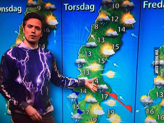 swedish weatherman cat shirt