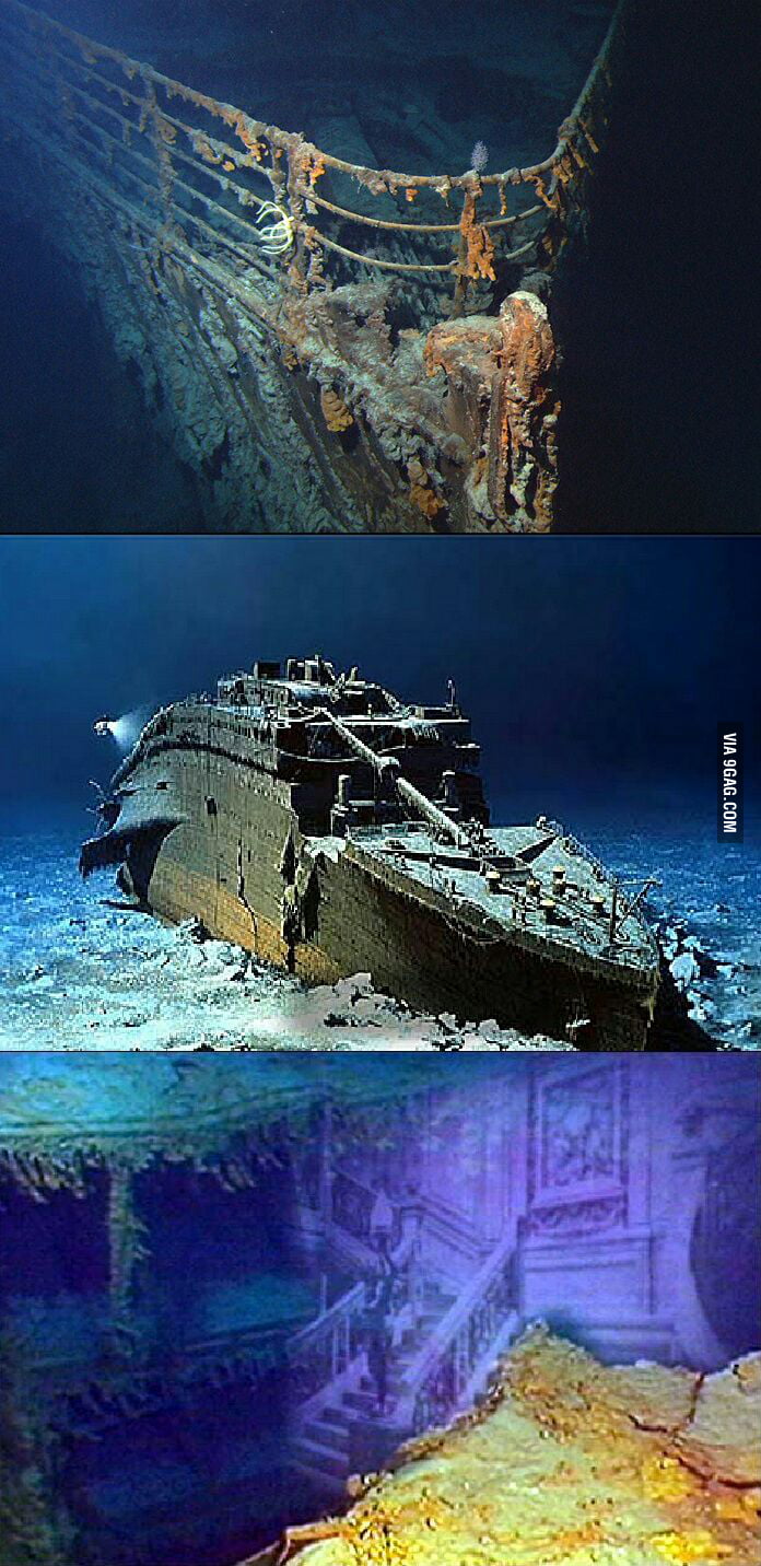 Today 30 years ago the wreck of the RMS Titanic was discovered after lying  73 years in more than  depth - 9GAG