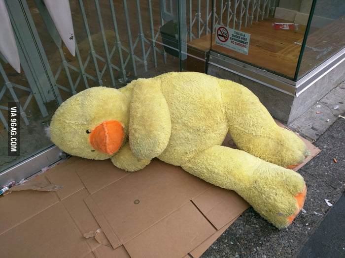 giant stuffed duck