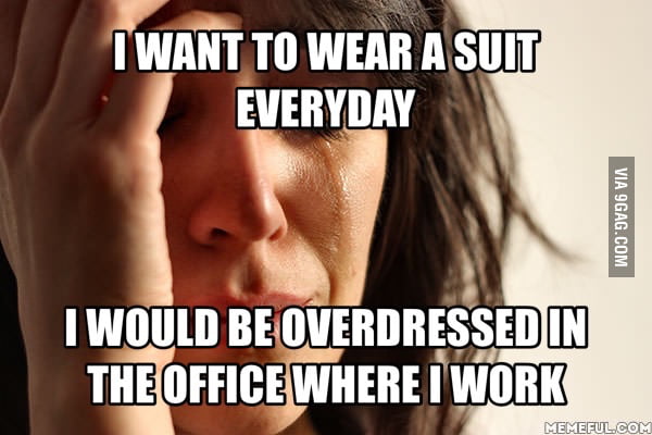 Because every guy wearing a suit looks fine - 9GAG