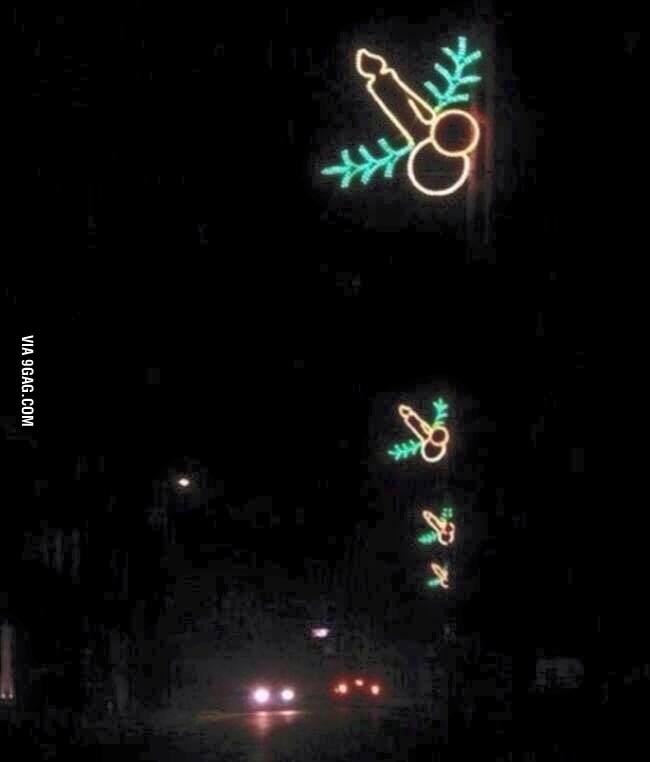 Новый год к нам мчится мем Christmas lights in the streets of Kazincbarcika, Hungary - 9GAG