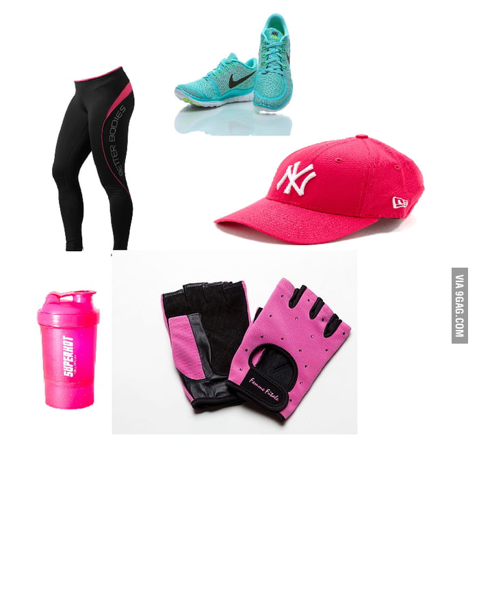The I go to gym girl's starter pack 9GAG