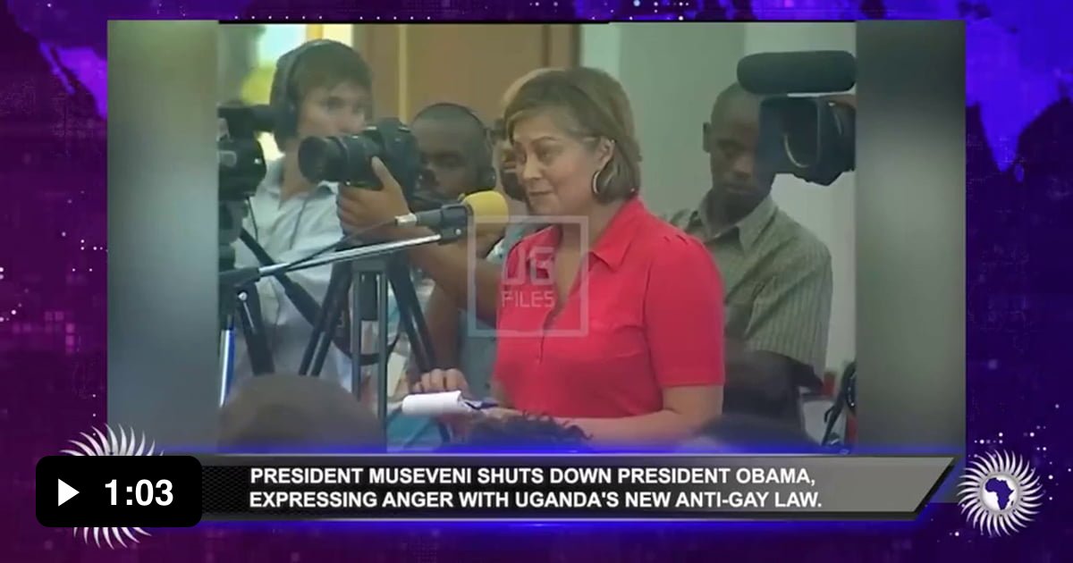 Reporter asks Ugandan President how does it feel to disappoint an ex-US ...