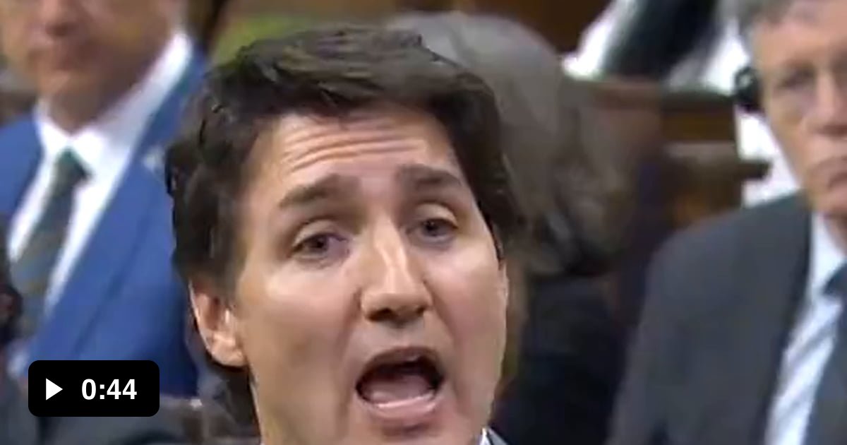 Justin Inflation Embarrassing moment for Justin Trudeau at the Canadian Parliament. He ...