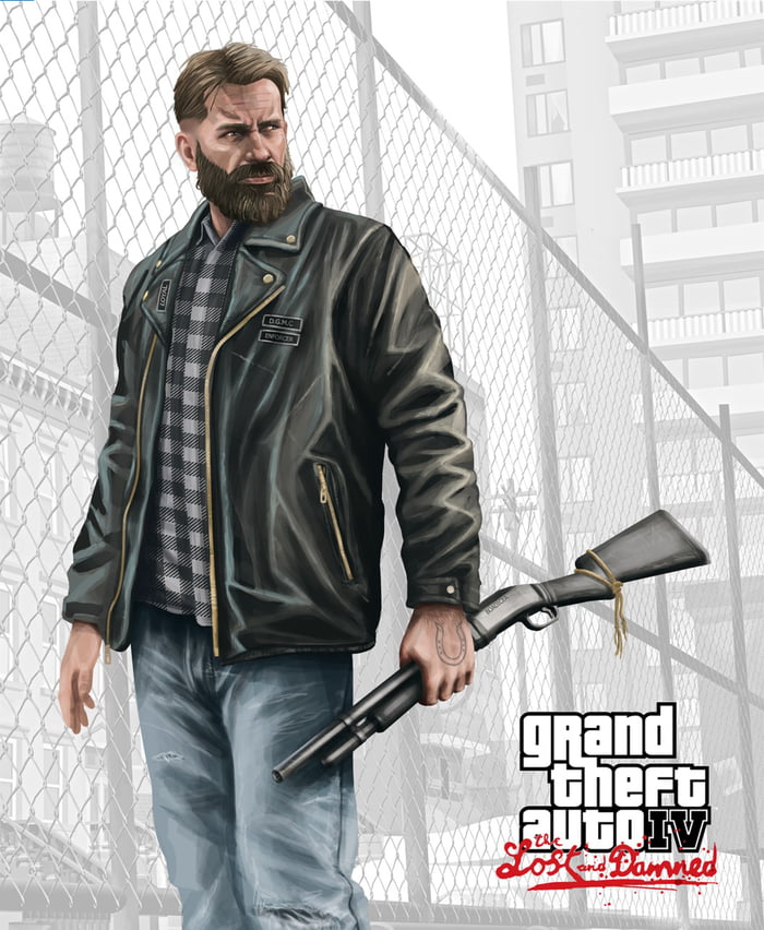 Biker Morgan - GTA TLAD Style - OC - 9GAG