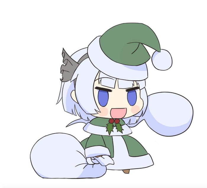 Padoru Advent calendar (day 4): Konpaku Youmu (by Izuna(?)) - 9GAG