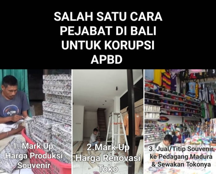 Yg Madura Senang Dagang, Yg Bali Lumayan Maan Susuk. Note : Apbd Selalu ...