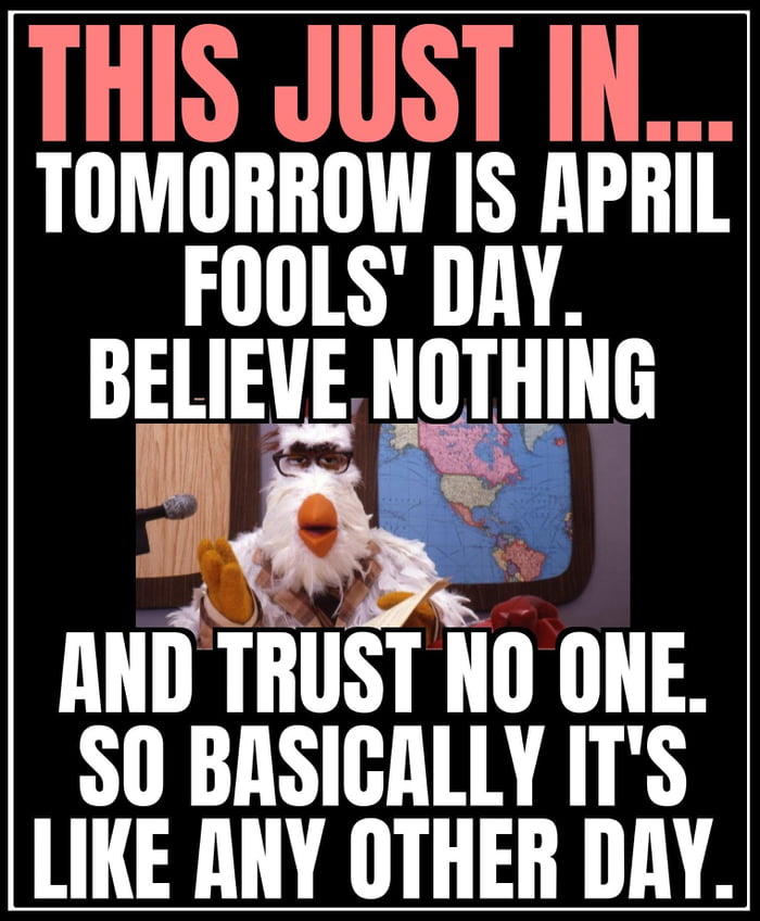 April Fools'day humor - 9GAG