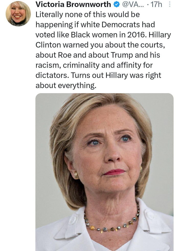 Hillary Vari Hillary was right about everything! - 9GAG
