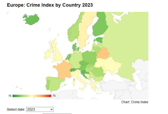 I wonder what causes Sweden, France , Italy and UK to have higher crime ...