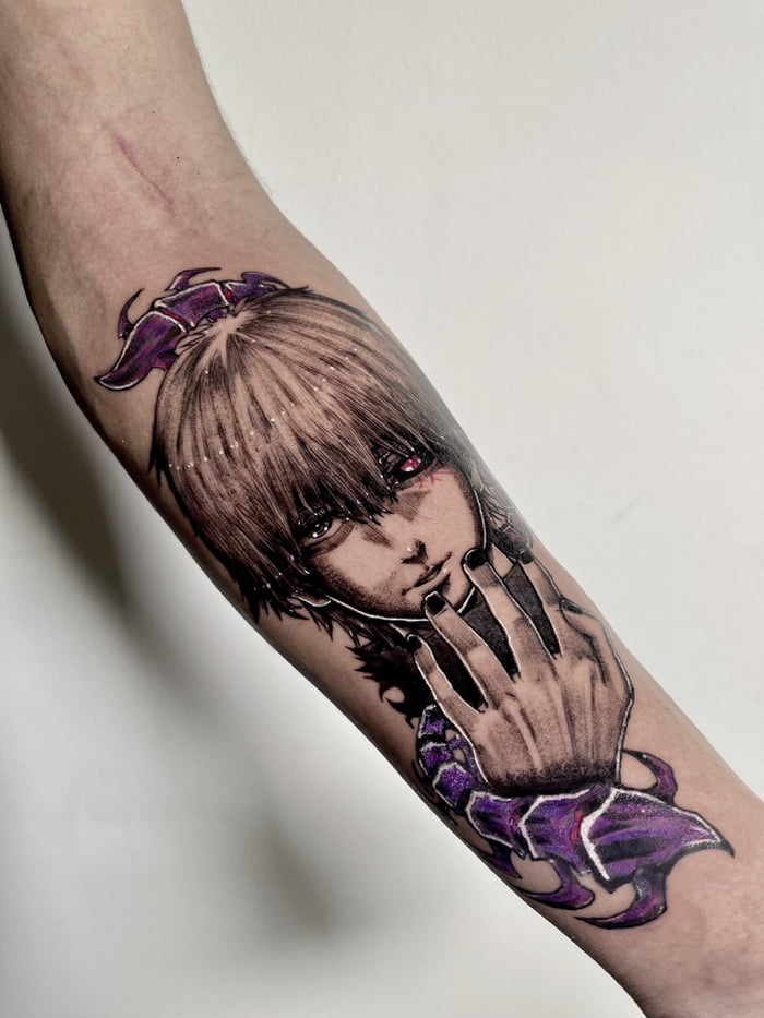 Tokyo Ghoul Kaneki Centipede Tattoo by rachwilltattoo  Tattoogridnet