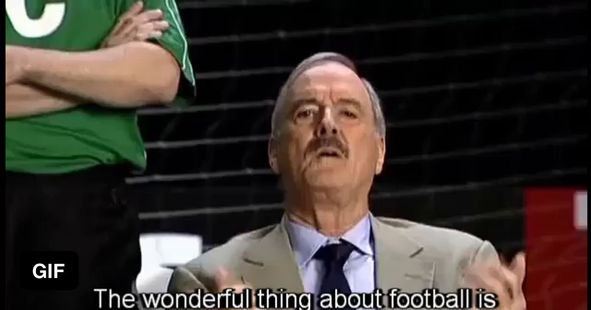 John Cleese Football John Cleese on Football VS Handegg - 9GAG