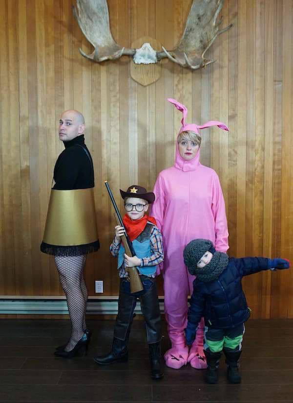 He looks like a deranged Easter bunny. It's a pink nightmare! - 9GAG