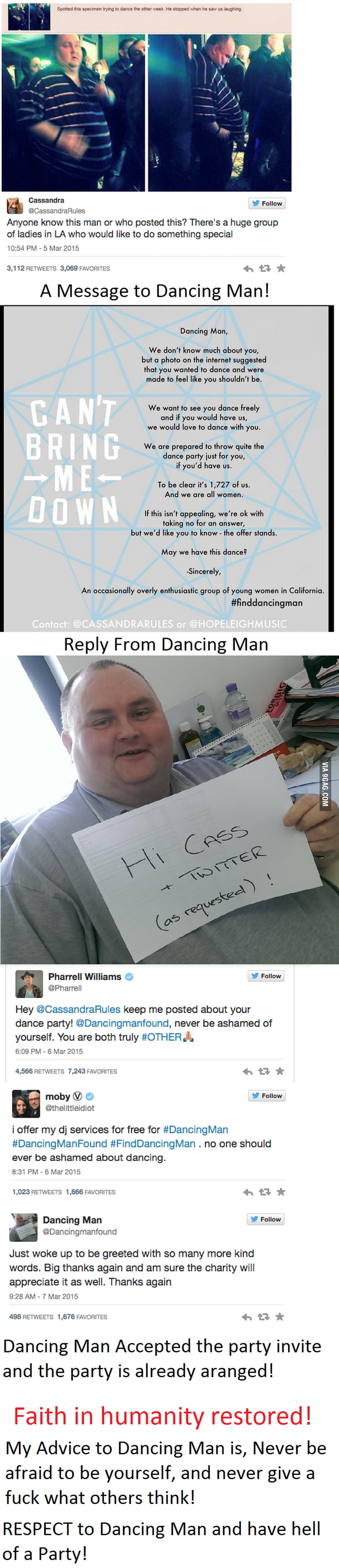 Dancing Man! It broke my heart when I saw this post first time!
But no I feel like justice has been Served!