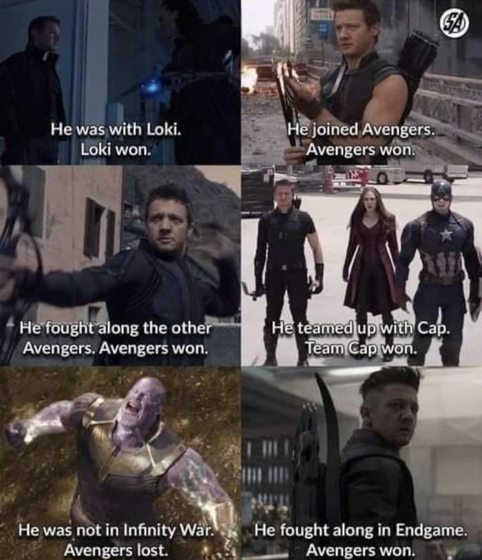 Clint Barton - 9GAG