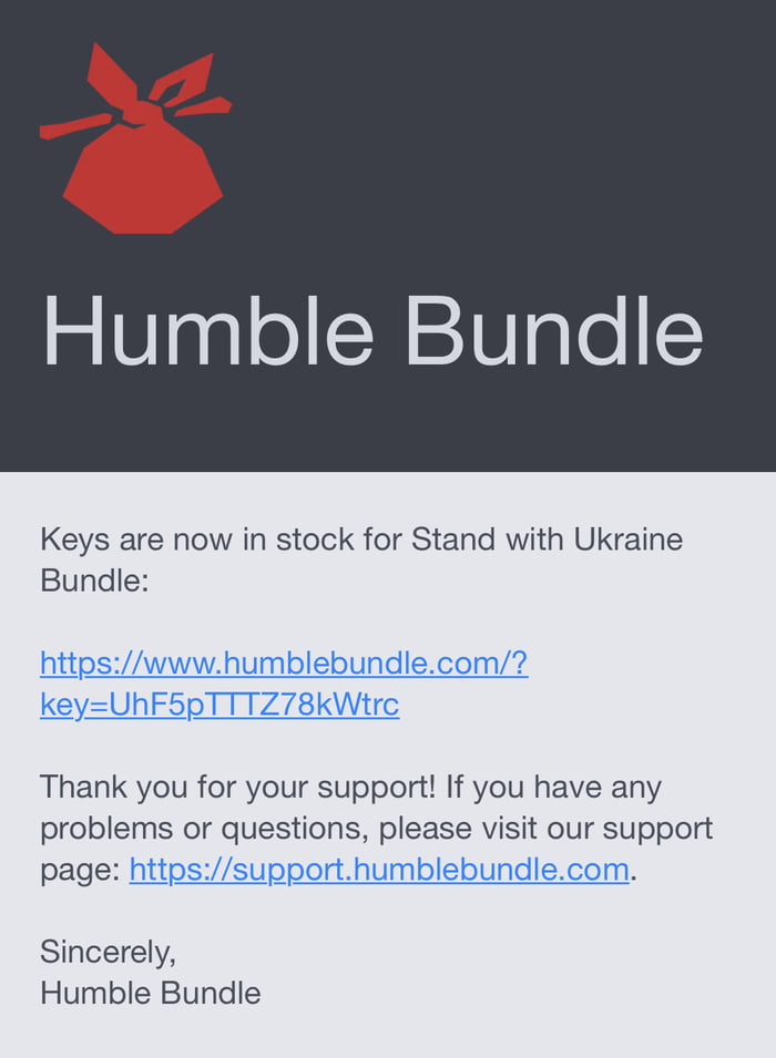 Ukraine Humble Bundle back in stock 9GAG