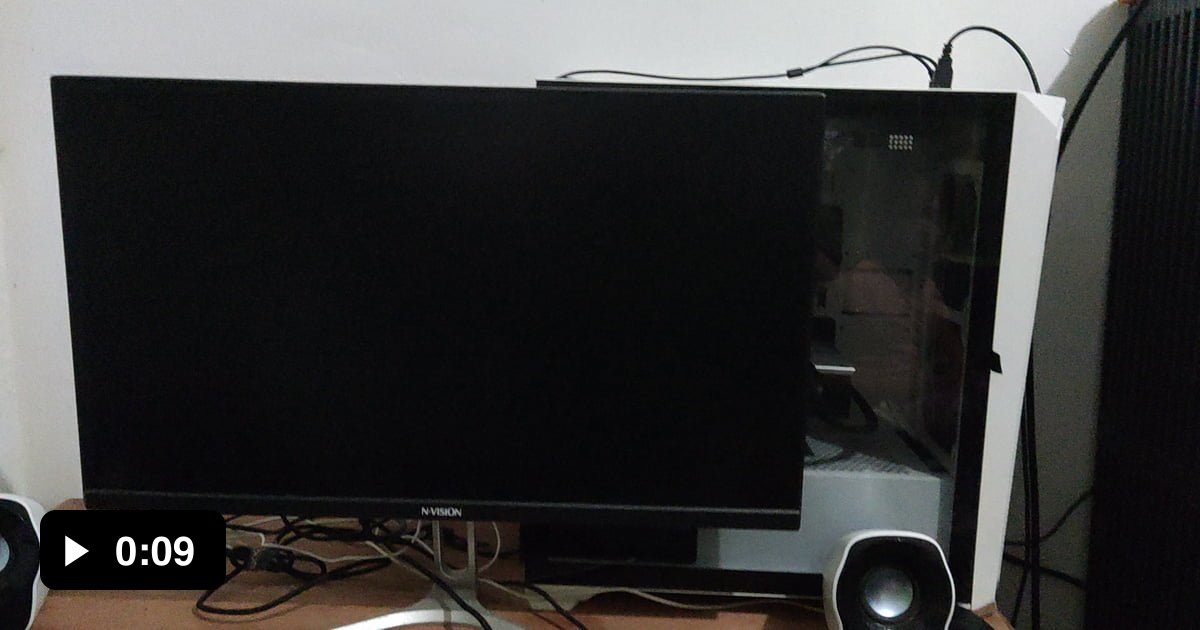 Please help! What's wrong with my monitor? Monitor Nvsion IP24V1 9GAG