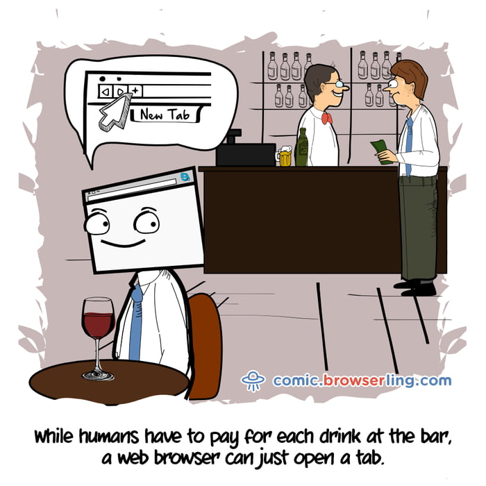 Bar - Web Browser Joke - 9GAG