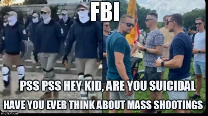 The FBI is preparing the next one, soon near to you a poor kid with 20k ...