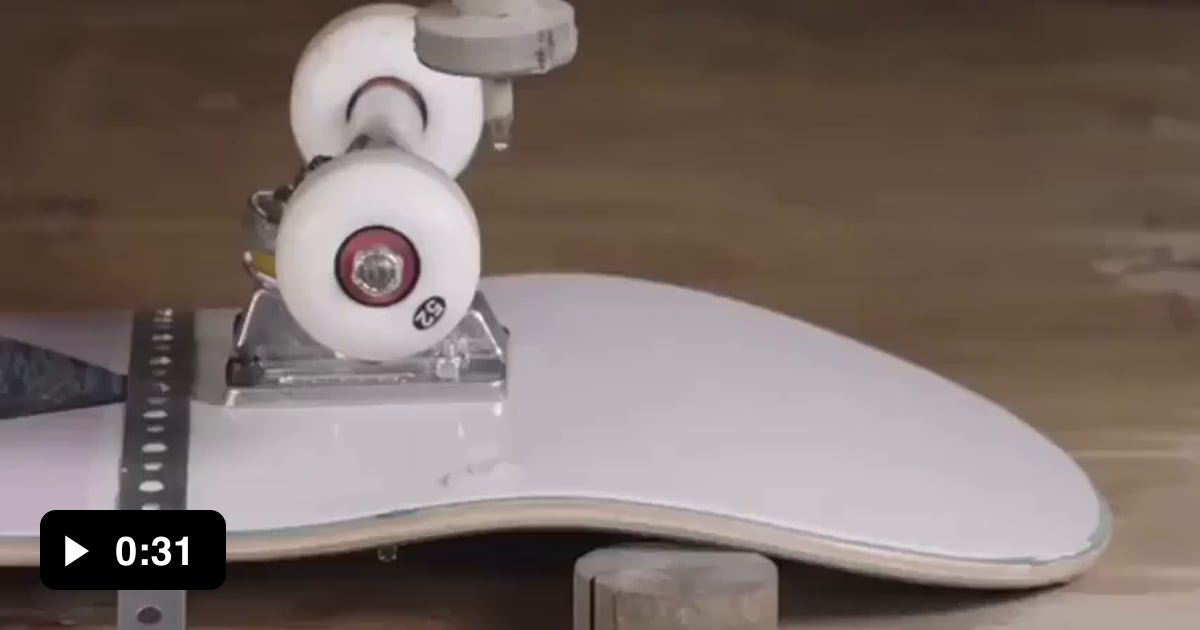 Skateboard wheel vs 60,000 PSI waterjet cutter 9GAG