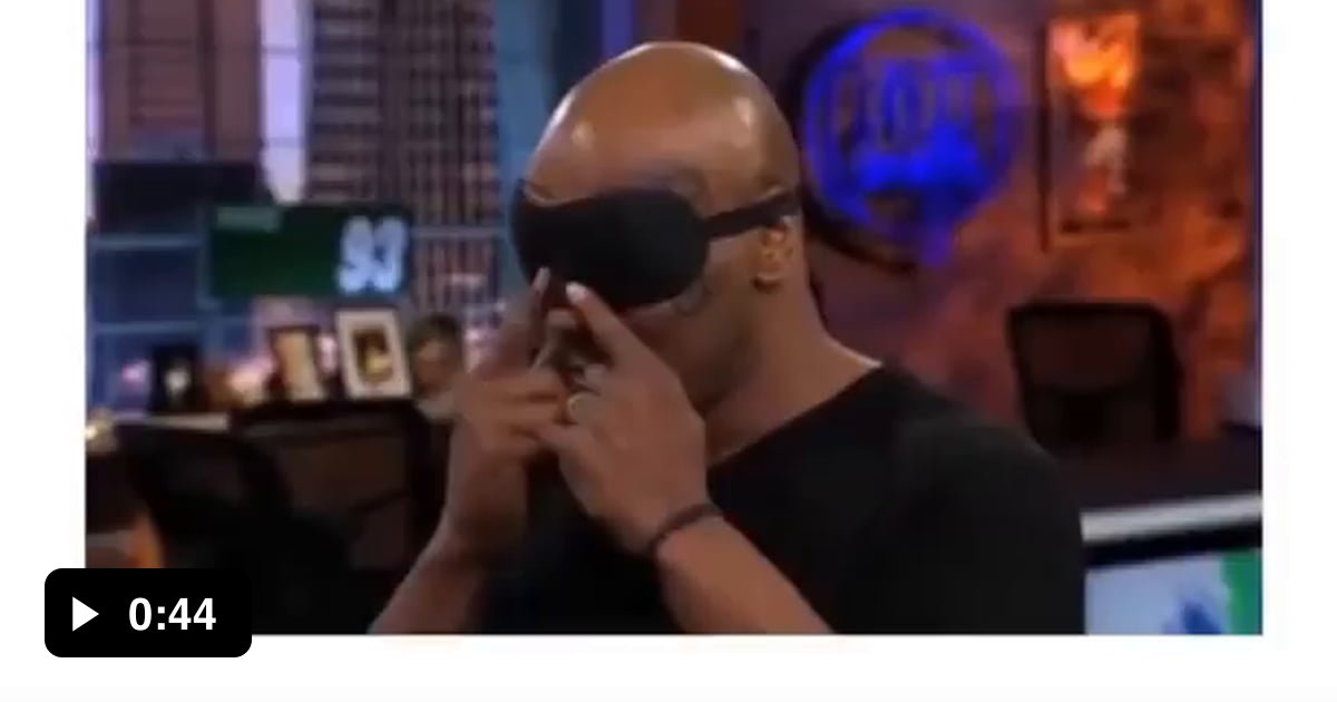 Blind Iron Mike with devastating precision - 9GAG