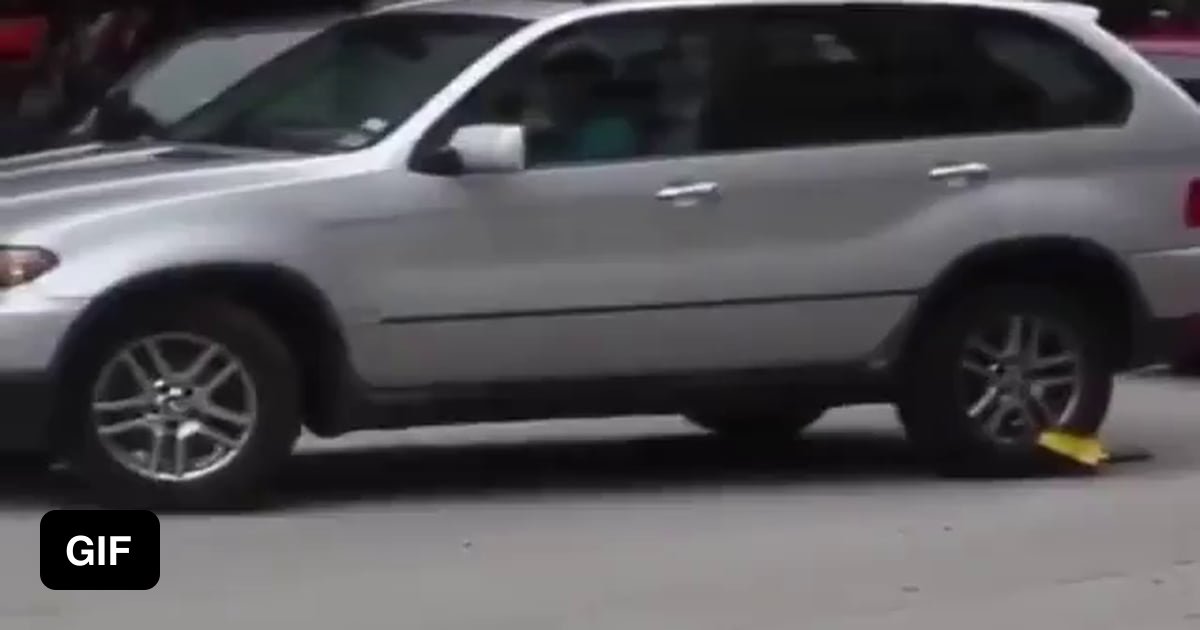 Driving away with a boot on your car 9GAG