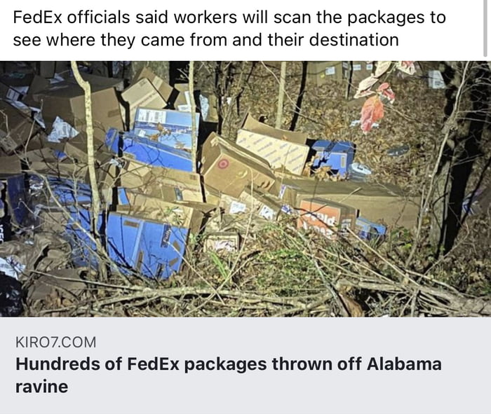 Fedex Rage “how could FEDEX be any worse?” Fedex: “hold my beer” - 9GAG