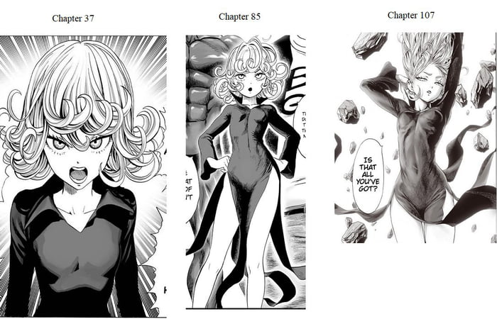 Tatsumaki got hotter throughout the chapters - 9GAG