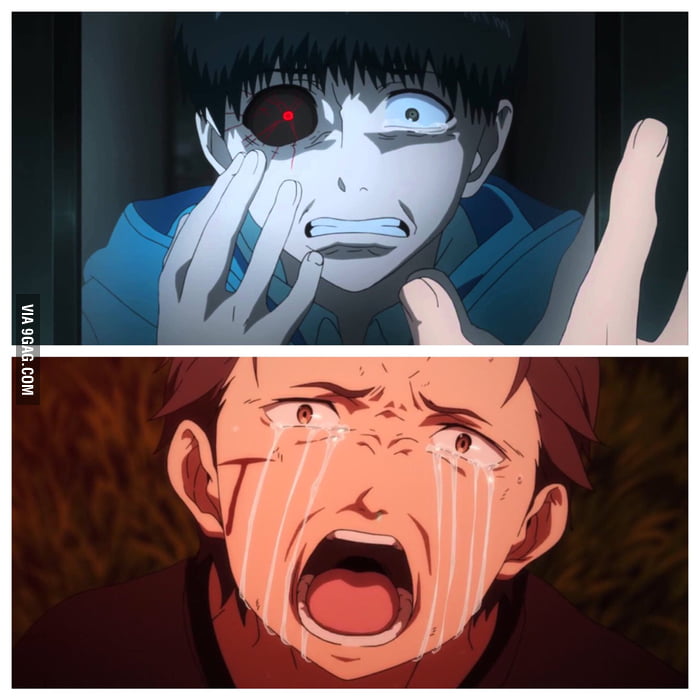 Discussion Time Who Do You Think Had It Worse Kaneki From Tokyo Ghoul Above Or Subaru From Re Zero Bellow 9gag