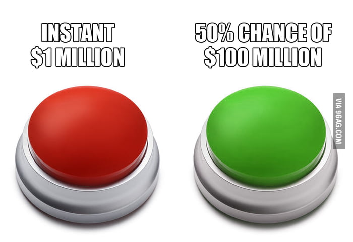 Which button would you press? - 9GAG