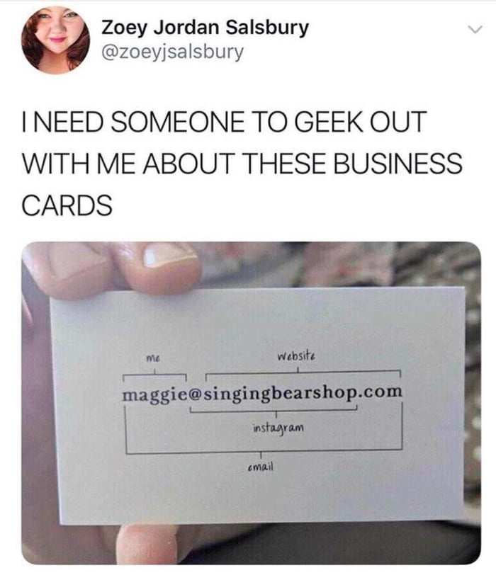 i need business cards