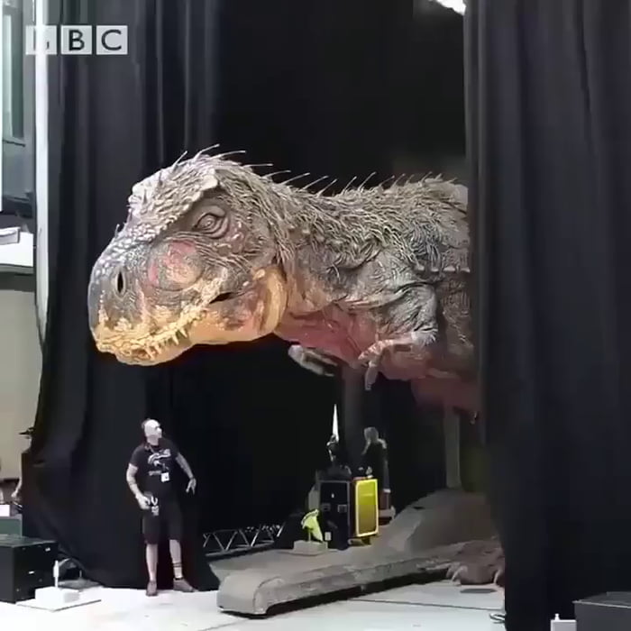 t rex animatronic jurassic park