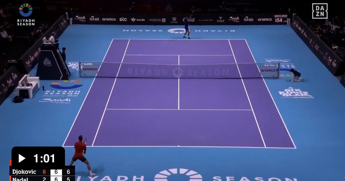 The Last Point Ever Played Between Two Of The Most Successful Male The Last Point Ever Played Between Two Of The Most Successful Male