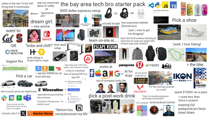 The bay area tech bro starter pack - 9GAG