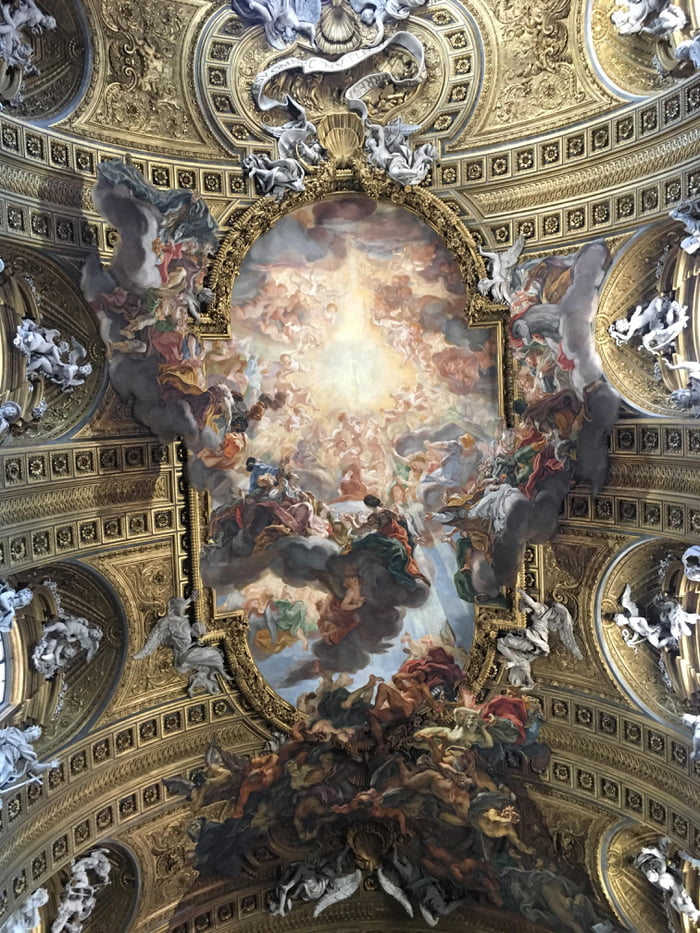 A Church Ceiling Painting In Rome One Of The Most Intense