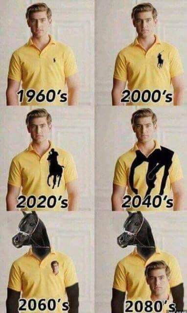 The evolution of ralph lauren - 9GAG