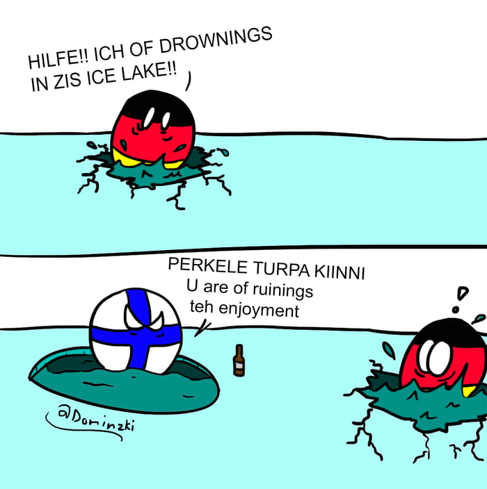 Cold Blooded - Countryballs 