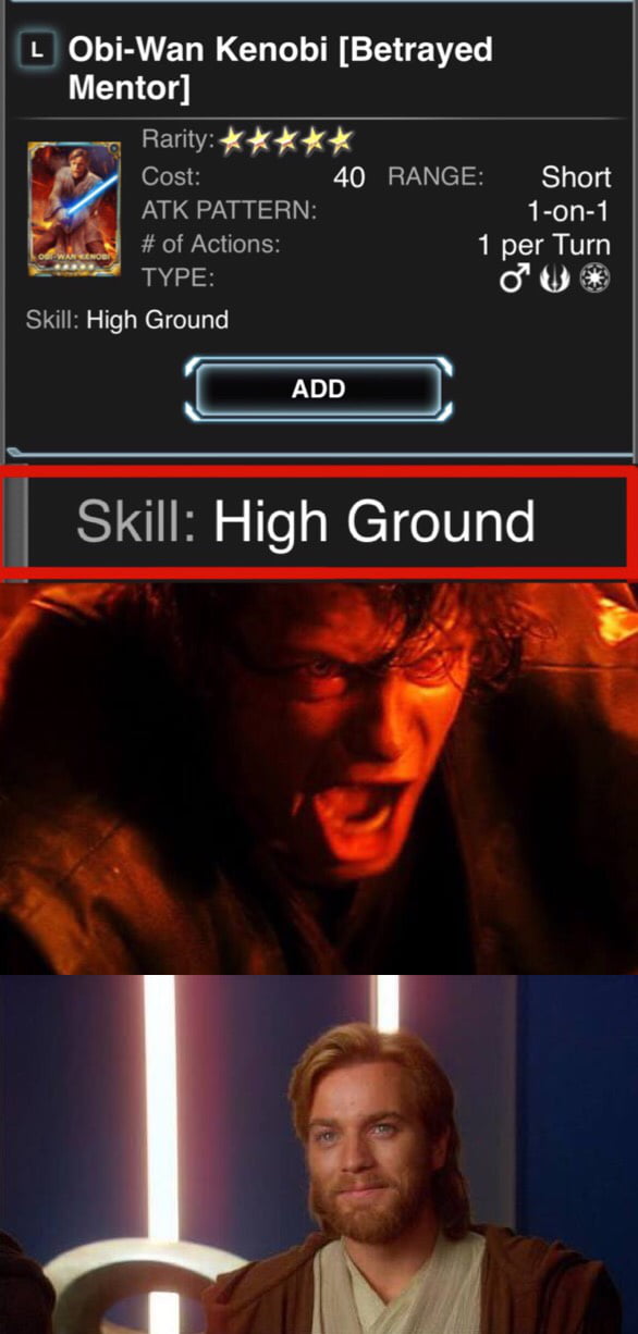 It S Over Anakin I Have The High Ground You Underestimate My Power You Were The Chosen One You Were Supposed To Destroy The Sith Not Join Them You Were My Brother Anakin It S Over Anakin I Have The High Ground You Underestimate My Power You Were The Chosen One You Were Supposed To Destroy The Sith Not Join Them You Were My Brother Anakin