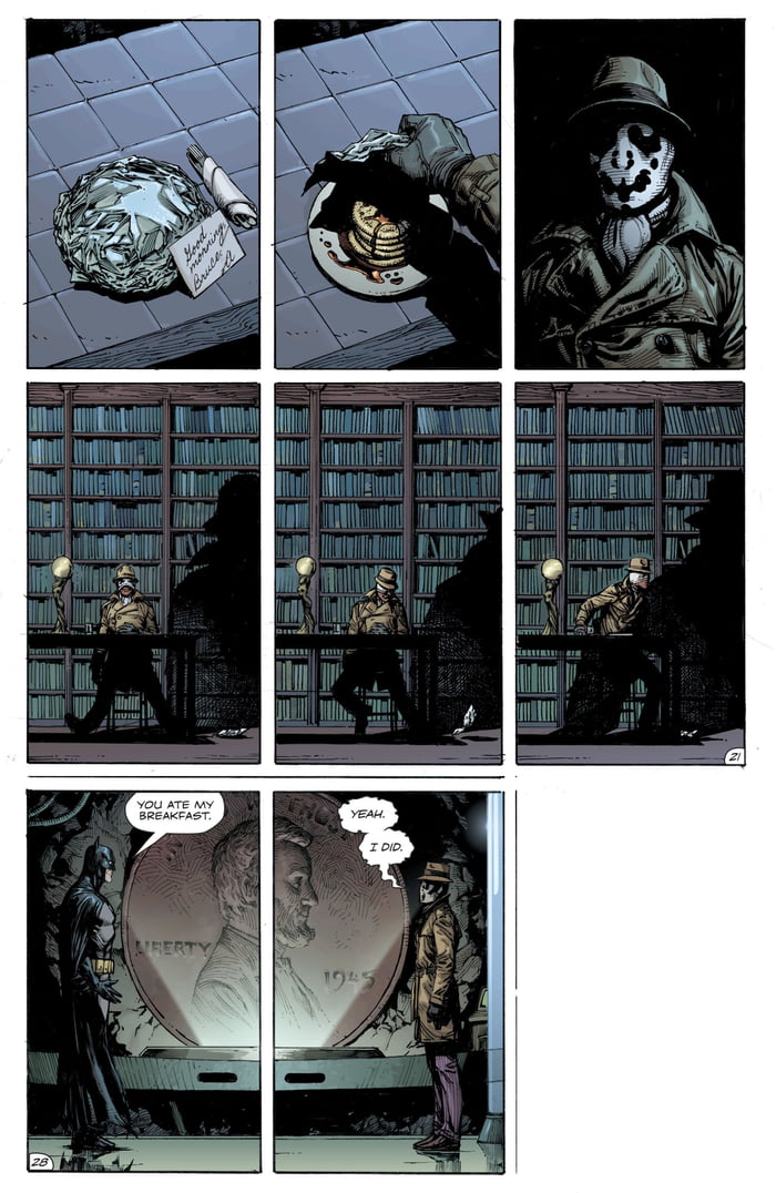 Batman meets Rorschach - 9GAG