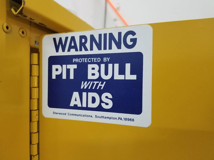 One of the warning labels at my job - 9GAG
