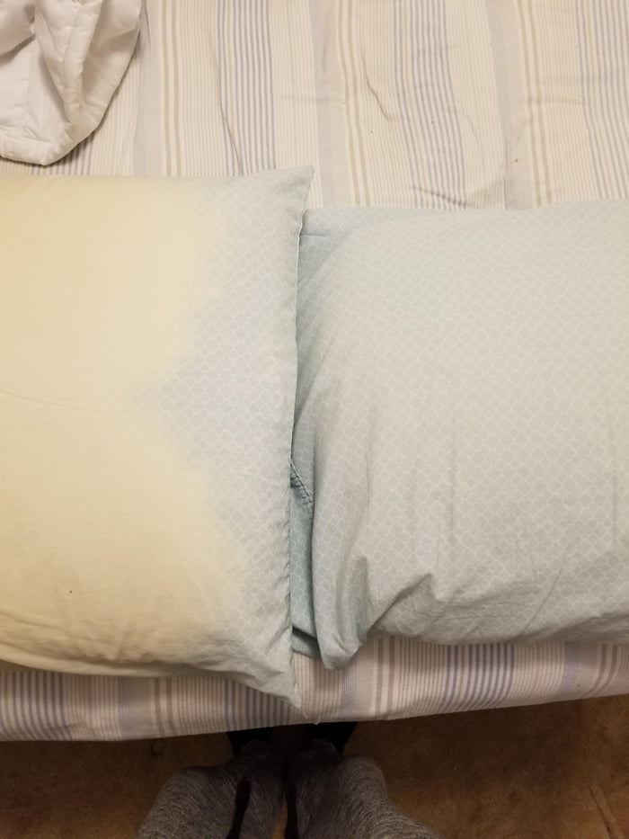 These Two Pillowcases Were Identical But My Fiancee Has To Clean