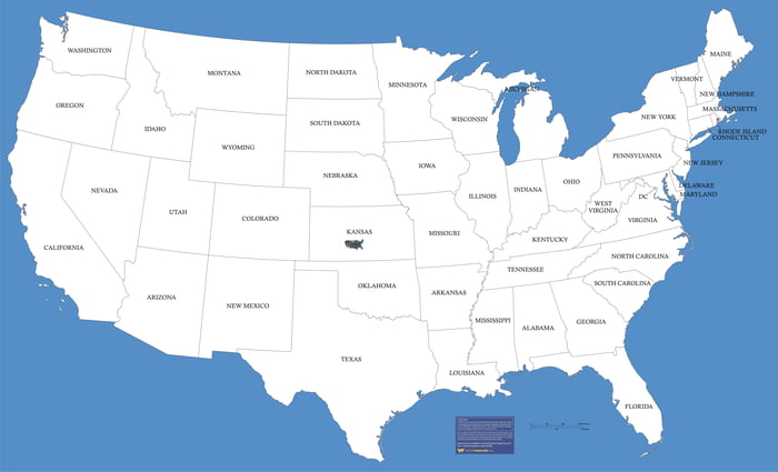 Size Comparison Between The Us And The The Crew Map 9gag