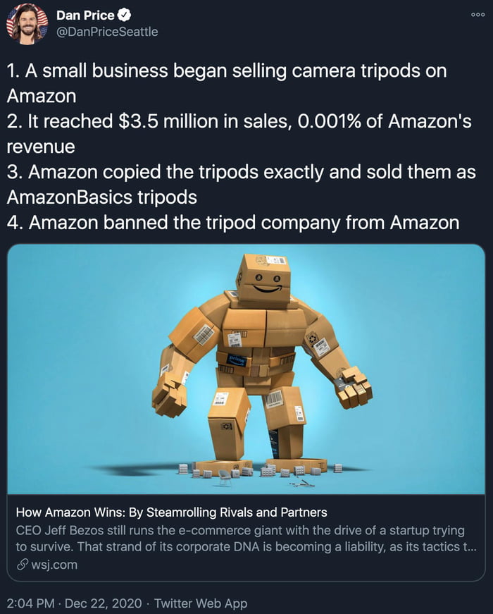 Amazon ripping off small businesses - 9GAG