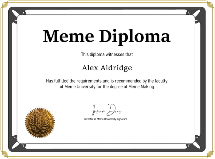 Meme Diploma 9gag 