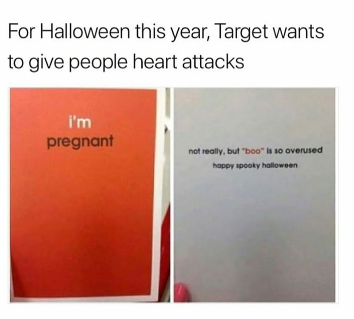 Scare your parents to death this Halloween, courtesy of Target 9GAG